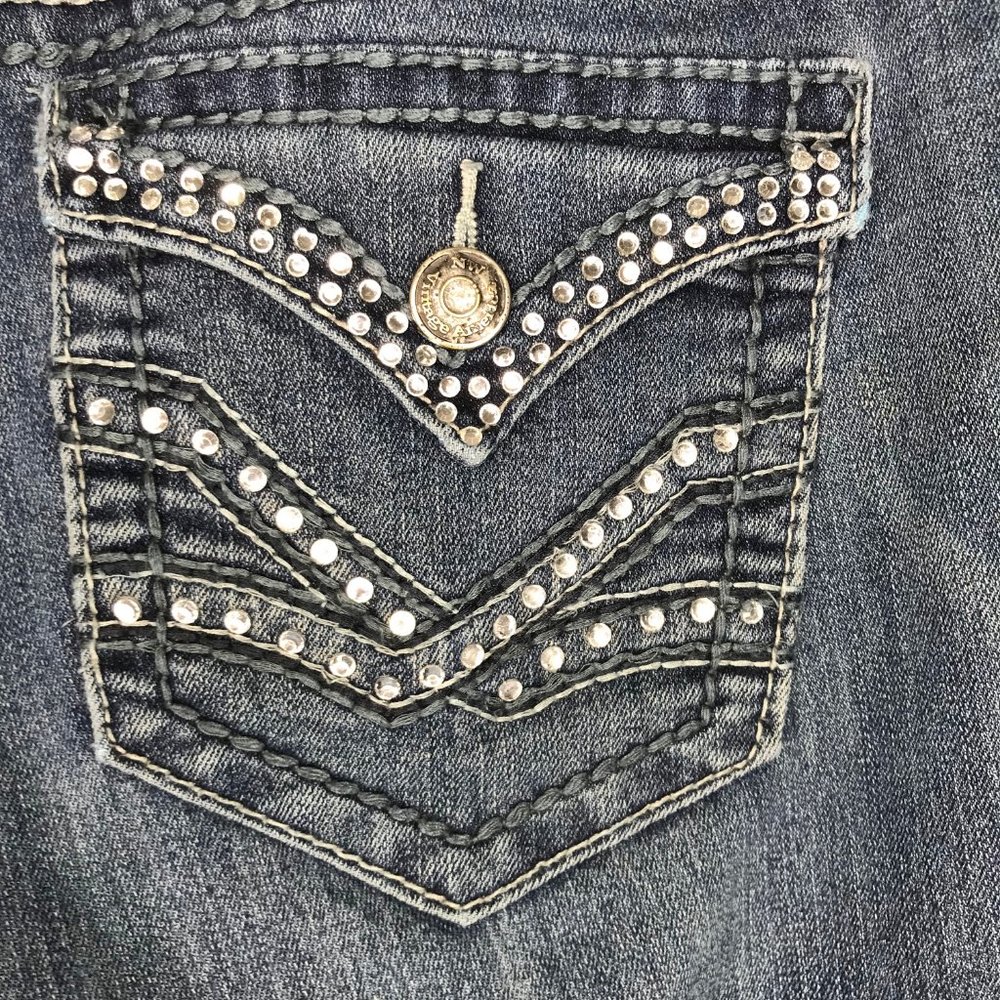 (SOLD)Nine West Boot Cut Jeans sz 12 Mid Rise - Picture 6 of 11
